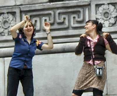 Event on the steps of the New York Public Library, Main Branch (by Bryant Park)