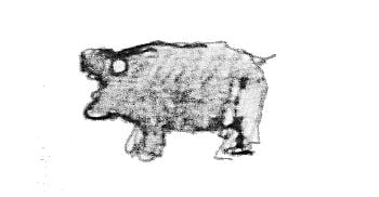 A picture of an eohippus.