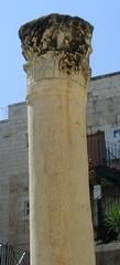 A Roman pillar from the market.