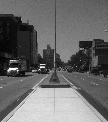 3rd Ave. down the middle