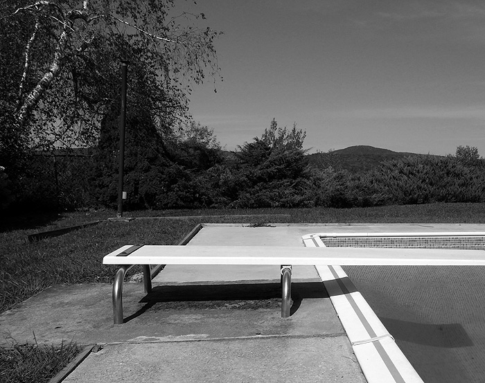 Diving board in the Catskills