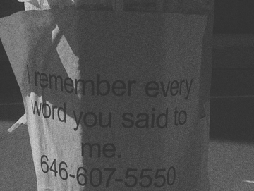 I remember every word