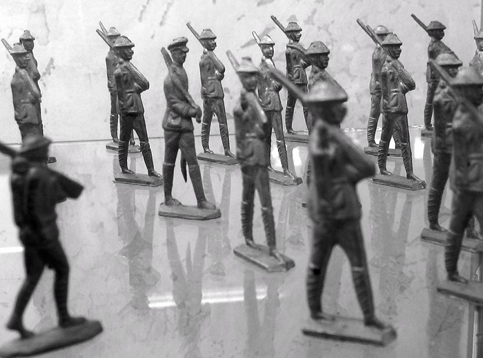 Some tin soldiers, Monterey, CA