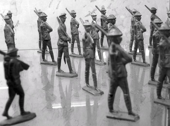 Some tin soldiers, Monterey, CA