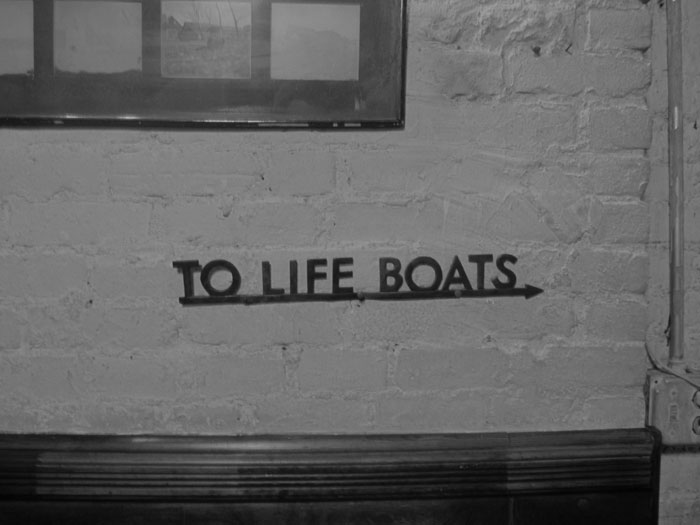 To the life boats (Von, Bleeker St.)